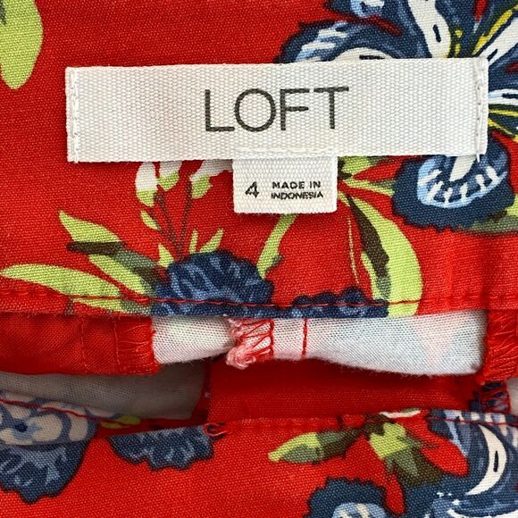 LOFT 2020 Vine Riviera 4" Shorts Women's Size 4 - Picture 3 of 8